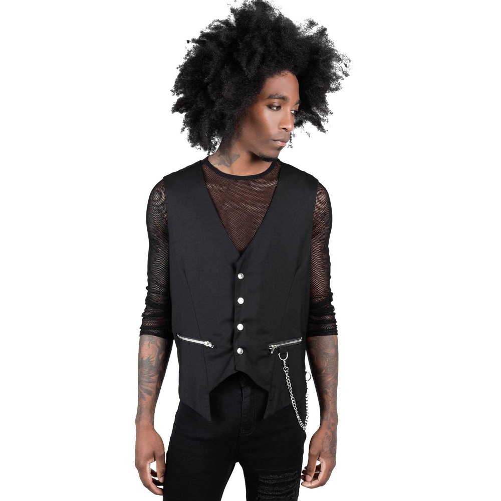 Killstar - Dead Man's Gilet - Noir
